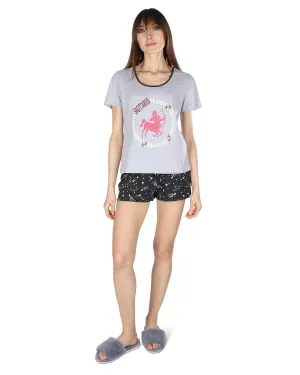 Women's Sagittarius Zodiac Sign PJ Short Set