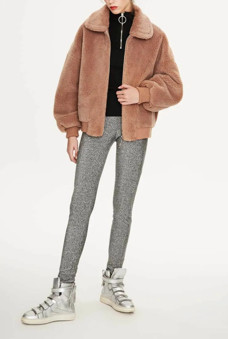 Wool Short Warm Teddy Bear Jacket